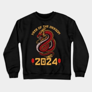 Year Of The Dragon 2024 Chinese Lunar 2024 Crewneck Sweatshirt